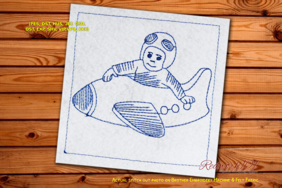 Baby Pilot Lineart Design: A Seasonal Embroidery Review