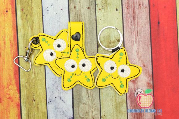 Cute Looking Starfish ITH KeyFob Snaptab Review