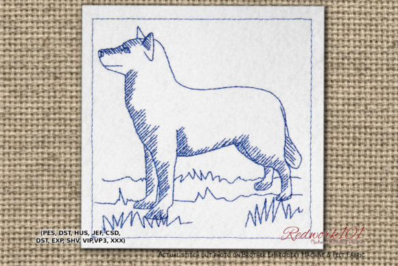 Dog Siberian Husky Breed Lineart Review