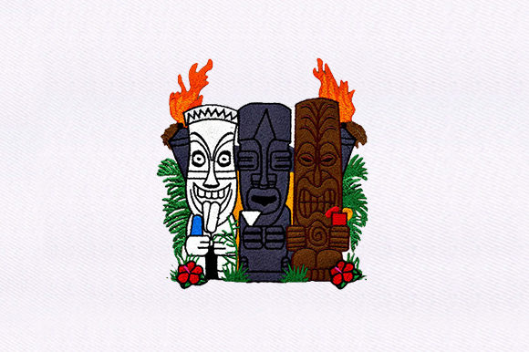 Hawaiian Tiki Statues Design: A Stitcher's Review