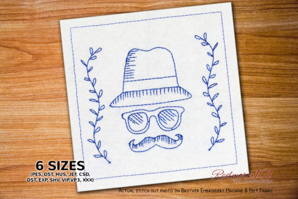 Mustache Fathers Day Bluework: A Merch Review