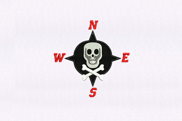 Pirate Compass: A Nautical Embroidery Design Review