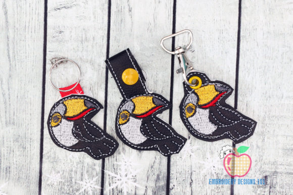 Toucan Bird ITH Keyfob: Apparel Design Review