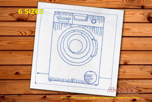 Washing Machine Bluework: A Holiday Embroidery Review