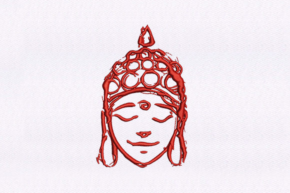 Woman Statue Face Design: Holiday Embroidery Review